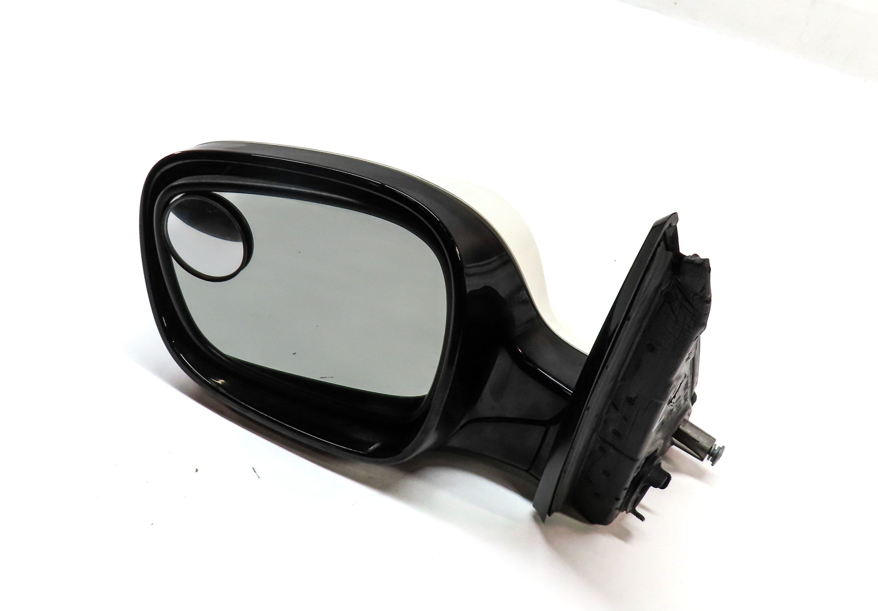 11-14 BMW X3 (F25) LEFT DRIVER HEATED AUTODIM P-FOLD MIRROR w/ CAMERA (White) — exact item pictured